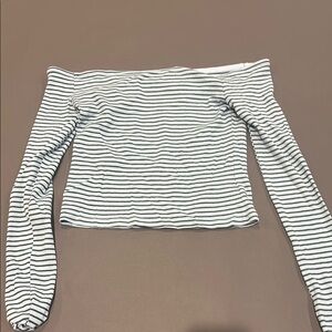 Striped Off-Shoulder Top